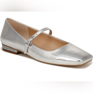 Franco Sarto Tinsley Mary Jane Shoes in silver metallic